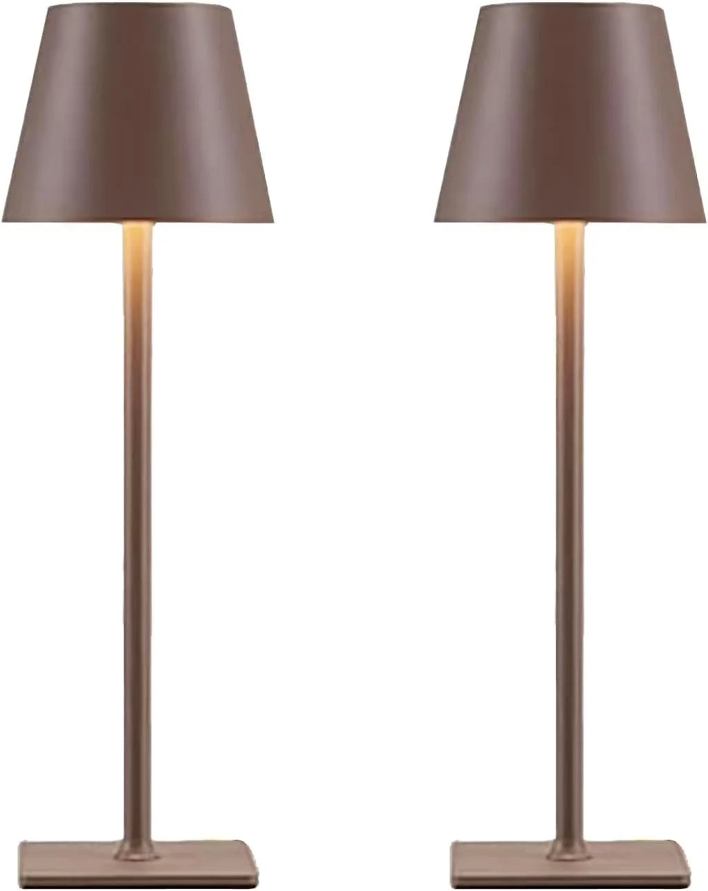 New Arrivals Gold Led Cordless Table Lamps-Rechargeable Lamp Set of 4 - Image 6
