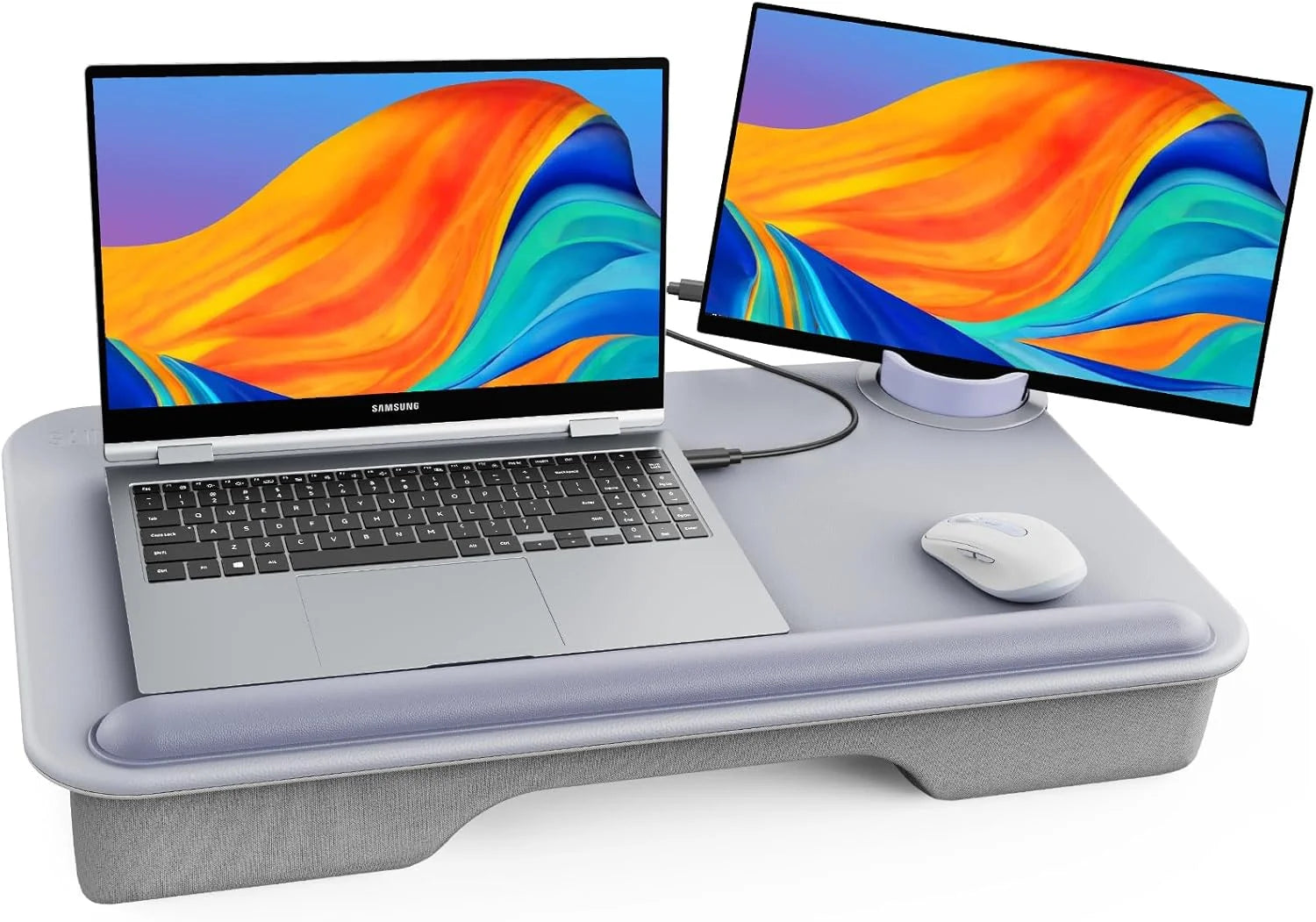 Laptop Lap Desk, Portable Laptop Desk for Bed, Fits Up to 17 Laptops & MacBook - Image 3