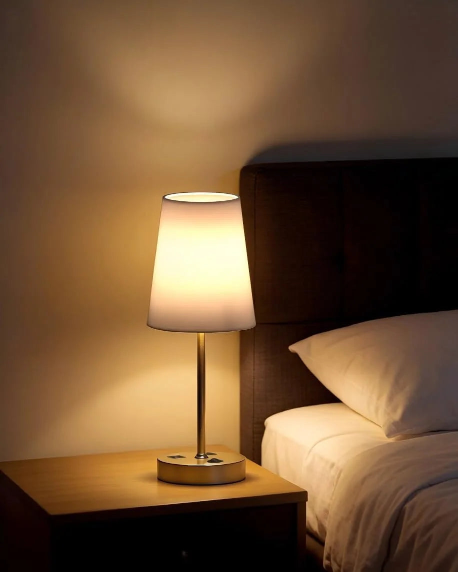 Addtam Bedroom Table Lamp, Dimmable bifanuoyard - Image 6