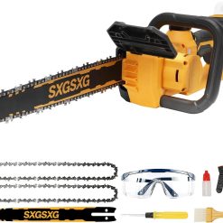 Alternative view of Cordless Mini Chainsaw for De-Walt 20V Max Battery, 1000W Brushless Electric Chainsaw with Dual Safety Lock