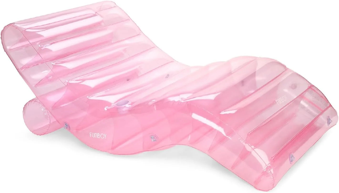 New Arrivals Giant Super Clear Chaise Lounger Pool Float - Image 3