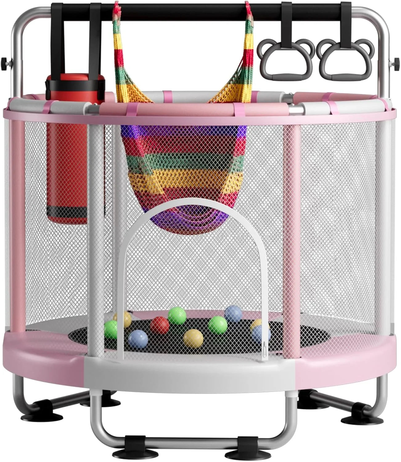 New Arrivals 55 Trampoline for Kids with Enclosure - Image 2