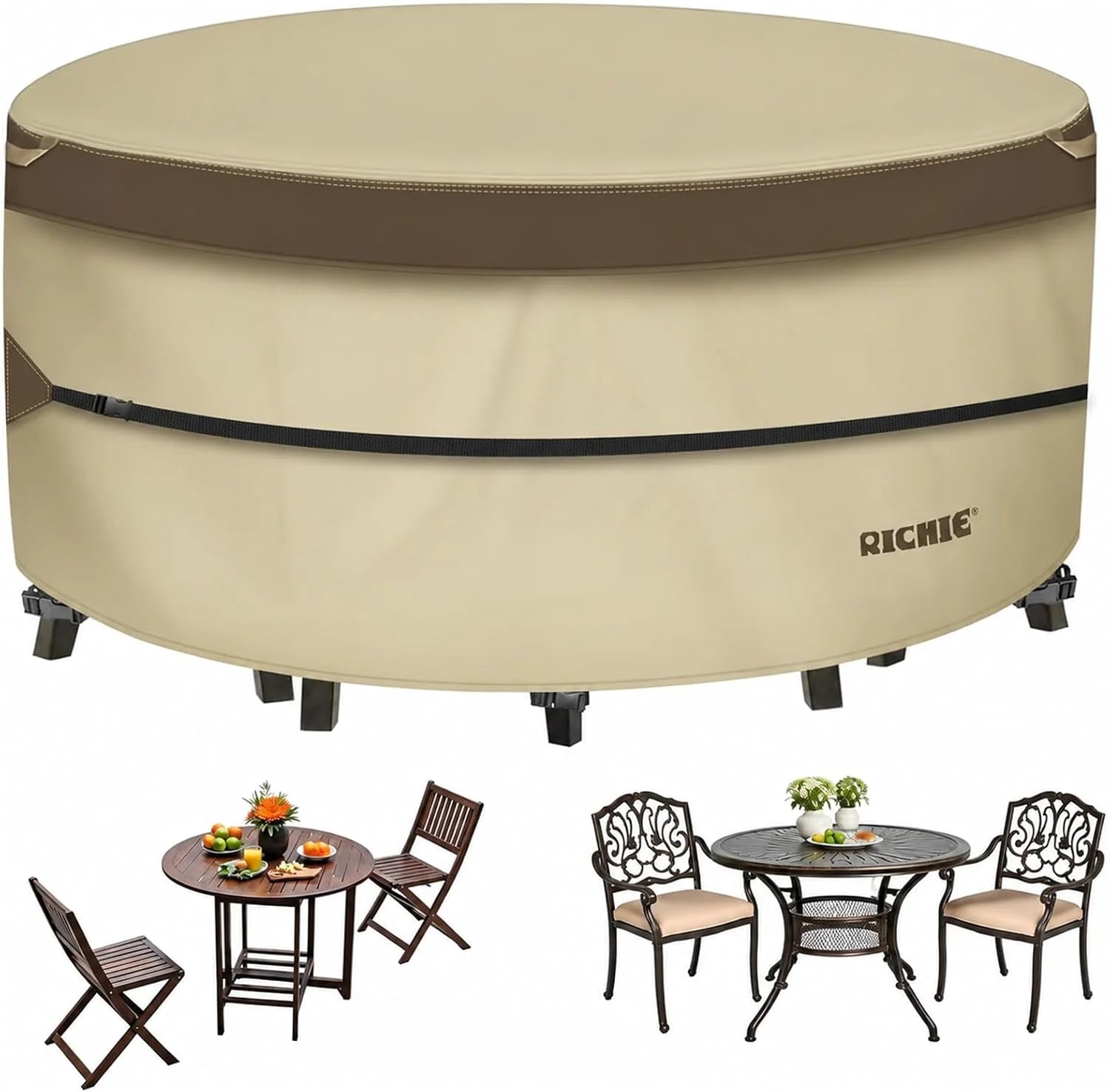 New Arrivals Round Patio Furniture Cover Waterproof
