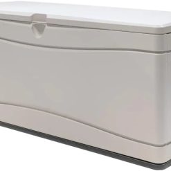 New Arrivals LIFETIME 60186 Heavy-Duty Outdoor Storage Deck Box, 116 Gallon, Desert Sand/Brown