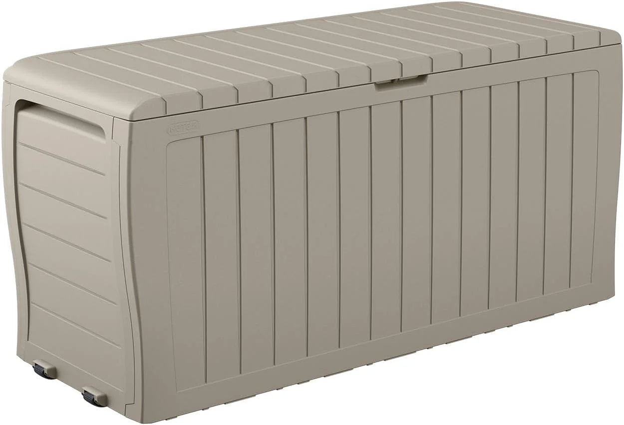 New Arrivals Marvel Plus 71 Gallon Resin Deck Box-Organization and Storage for Patio Storage Box Outdoor Cushions - Image 2