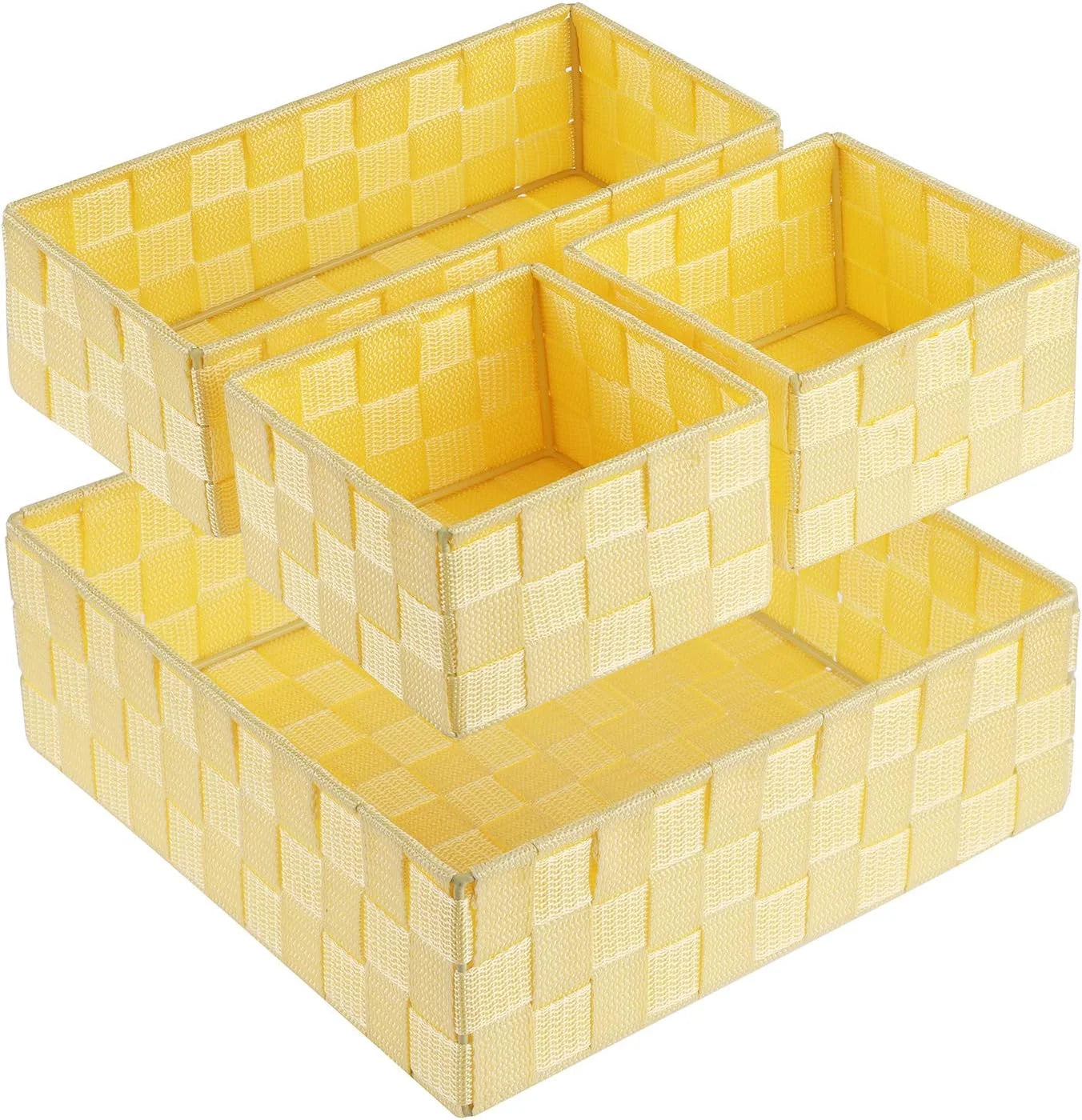 Woven Storage Baskets for Organizing 6 Pack, Large&Small Storage Cube Bins Set for Bathroom, Storage Boxes bifanuoyard - Image 17