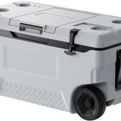 New Arrivals Ultra-Light Hard Cooler, Ice Retention Cooler with Heavy Duty Handle, Keeps Cool for up to 6 Days