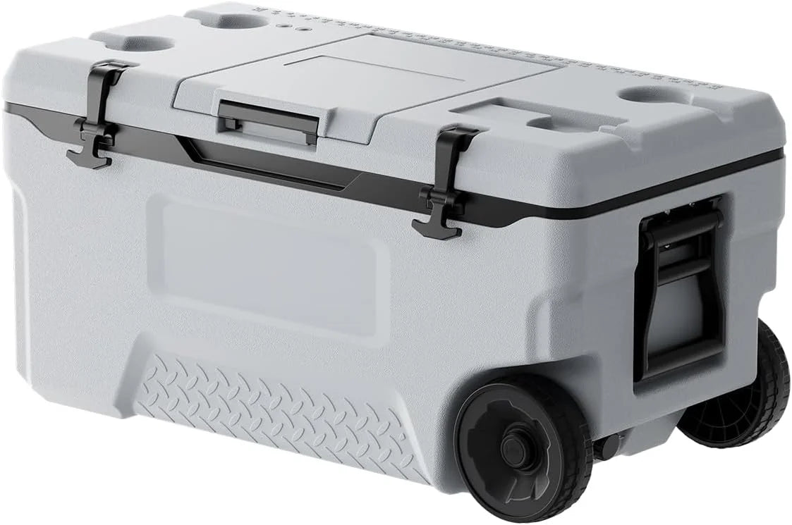 New Arrivals Ultra-Light Hard Cooler, Ice Retention Cooler with Heavy Duty Handle, Keeps Cool for up to 6 Days