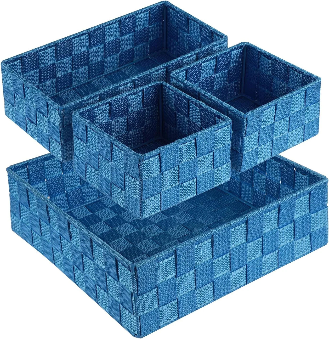 Woven Storage Baskets for Organizing 6 Pack, Large&Small Storage Cube Bins Set for Bathroom, Storage Boxes bifanuoyard - Image 11