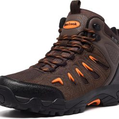 New Arrivals Men鈥檚 Waterproof Hiking Boots Non-Slip Lightweight Mid Top Ankle Boot Breathable Hiker Trekking Shoes