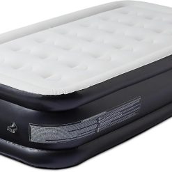 Alternative view of New Arrivals Inflatable Air Mattress with Built-in Electric Pump, Queen Size, 22-Inch Height, for Camping or Travel
