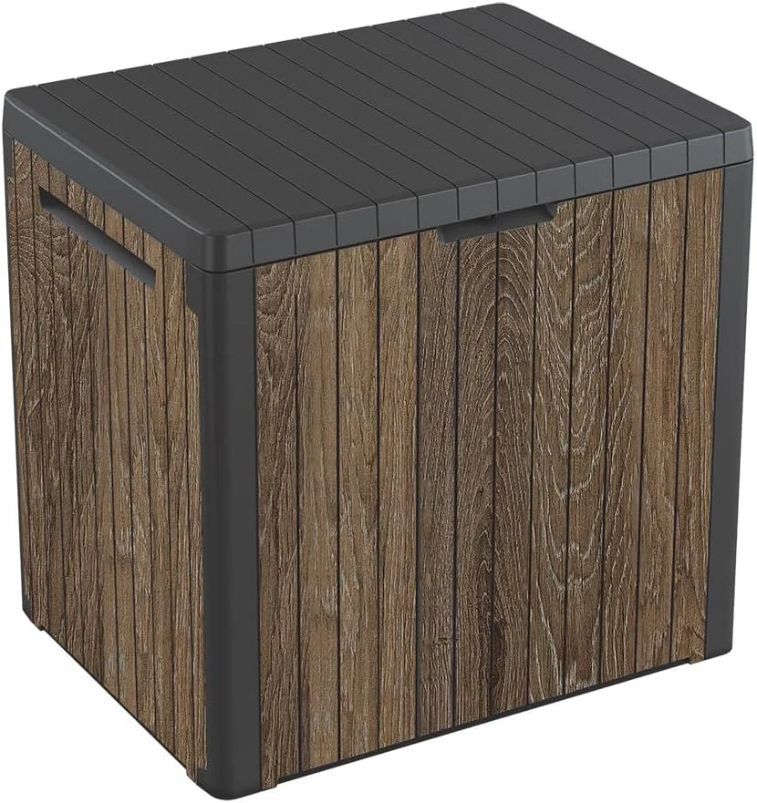 Premium Everwood 30 Gal Outdoor Storage Box and Patio Side Table - Image 3