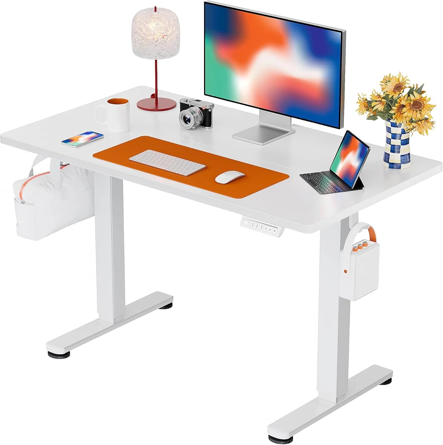 New Arrivals Height Adjustable Electric Standing Desk, 48 x 24 Inches Sit Stand up Desk - Image 4