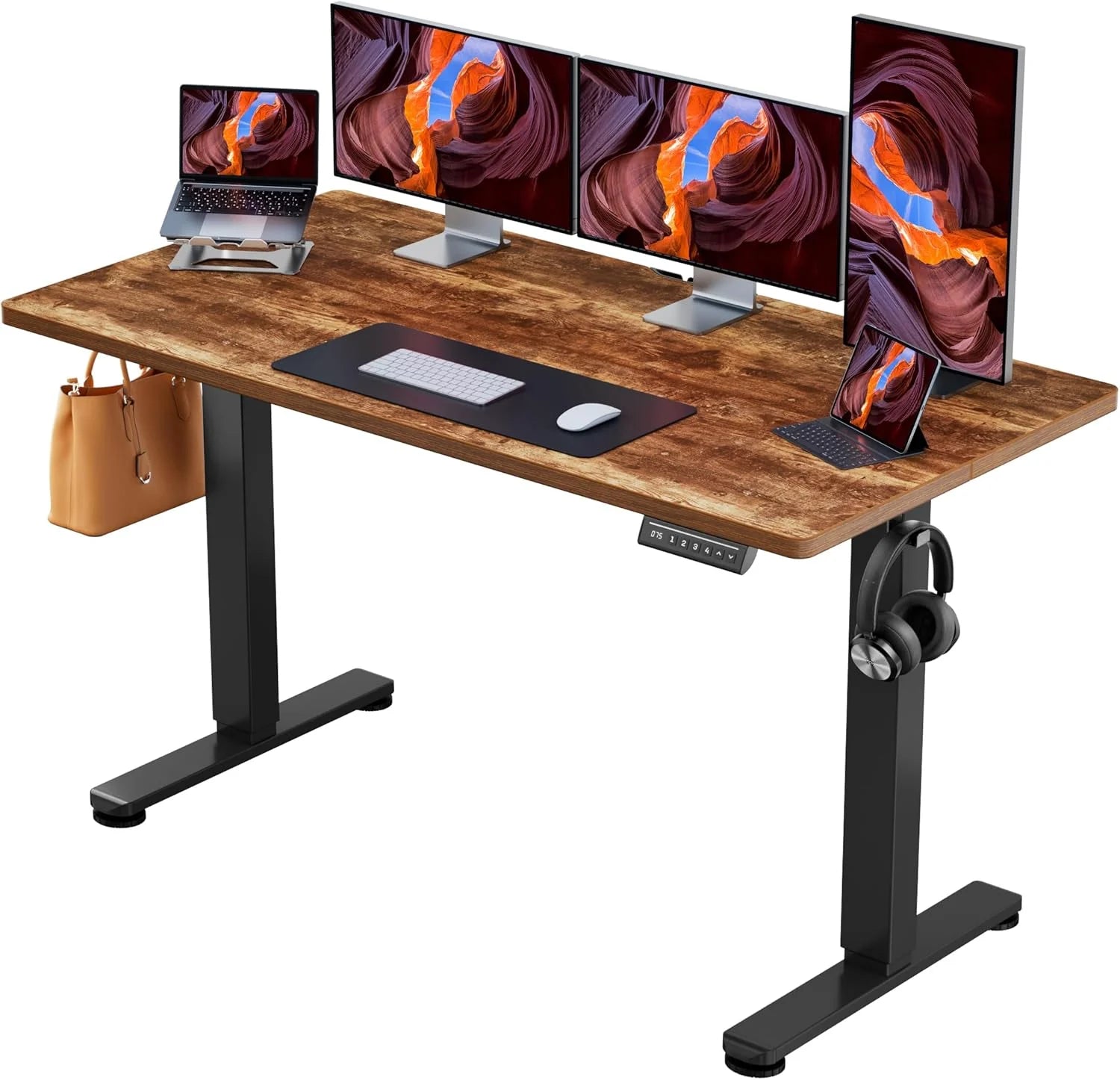 New Arrivals Height Adjustable Electric Standing Desk, 48 x 24 Inches Sit Stand up Desk - Image 36