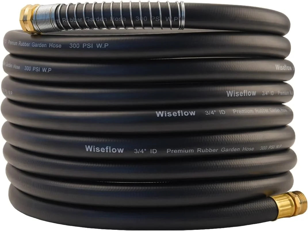 New Arrivals Garden Hose 50FT x 3/4, Heavy Duty Rubber Hose, 1200PSI Burst, 300PSI Working for Yard - Image 15