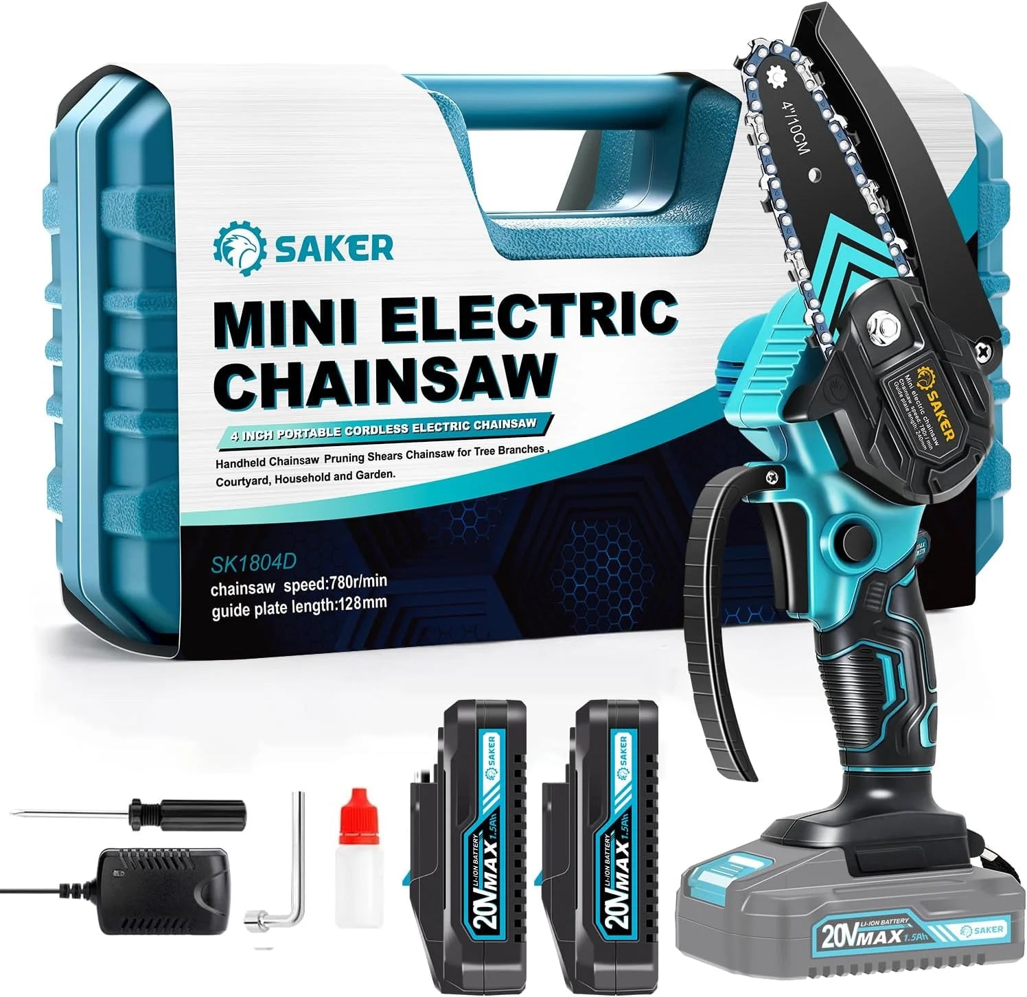 New Arrivals Mini Chainsaw Cordless, Portable Electric Chain Saw - Image 4