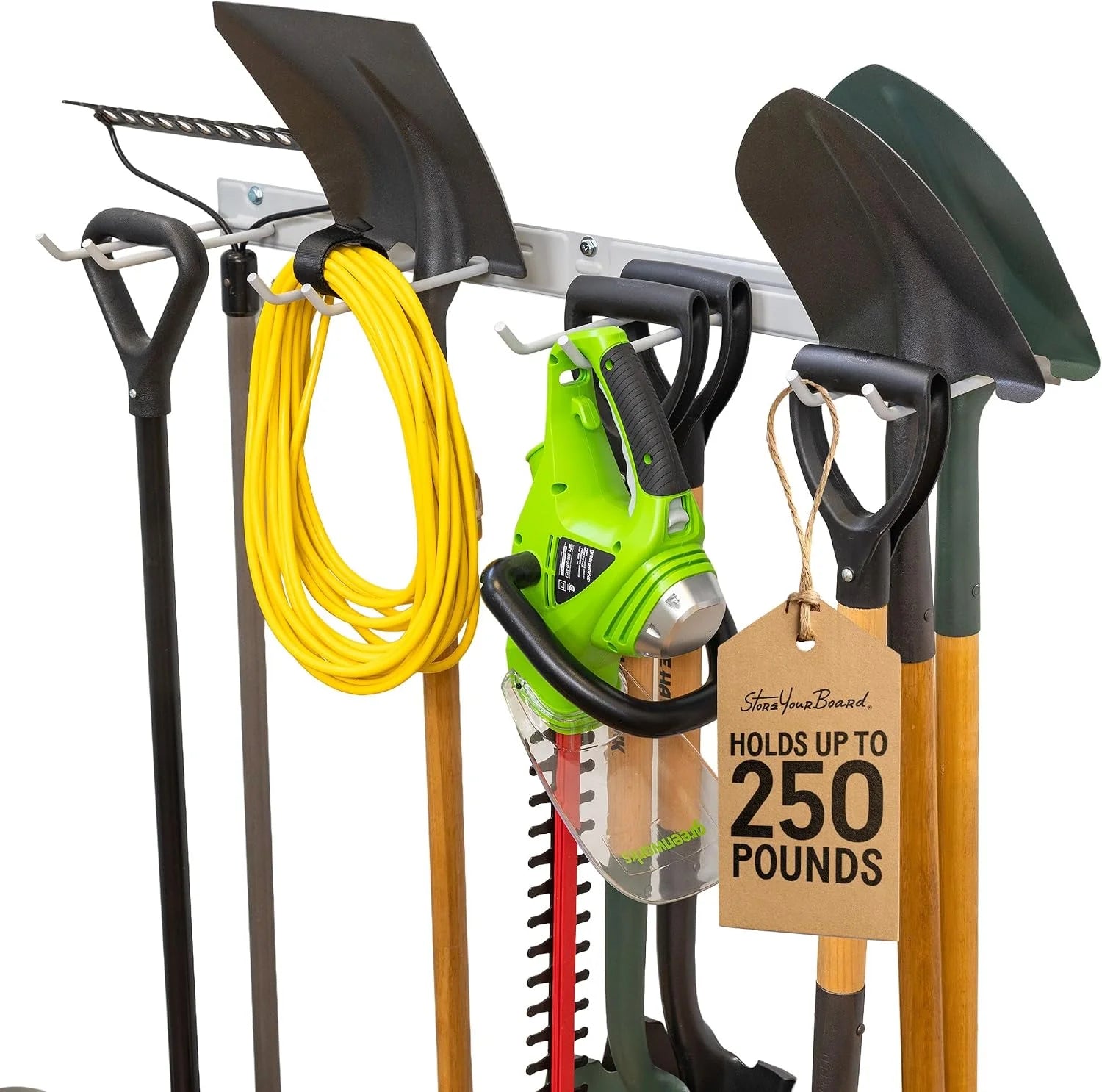 New Arrivals Garage Tool Organizer, 36 in, Holds 250 lb " For Garage Organization - Image 2