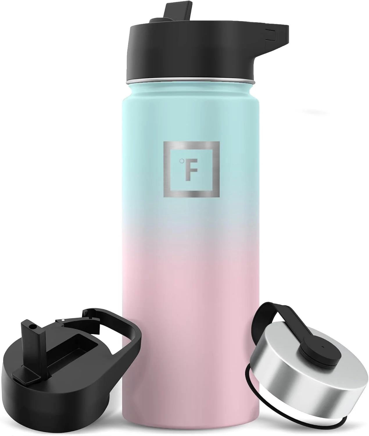 New Arrivals FLASK Camping & Hiking Hydration Flask with Straw - Image 2