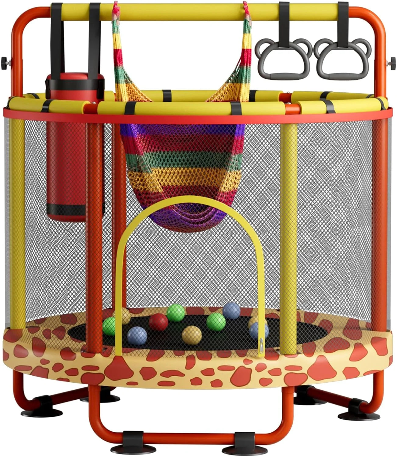 New Arrivals 55 Trampoline for Kids with Enclosure - Image 3