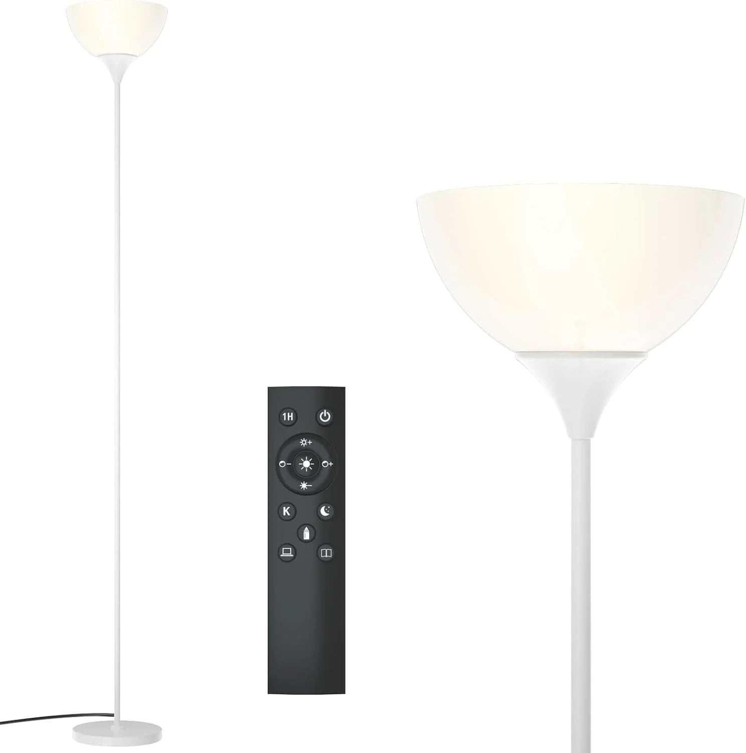 PESRAE Floor Lamp, Remote Control, Bulb Included bifanuoyard - Image 2