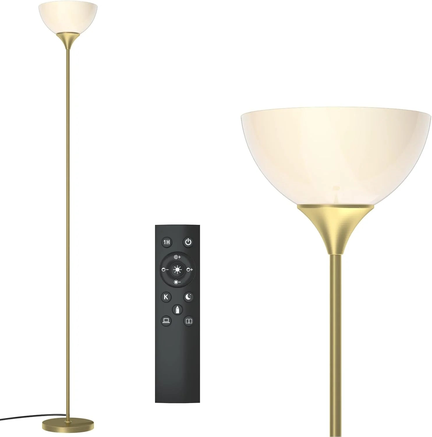 PESRAE Floor Lamp, Remote Control, Bulb Included bifanuoyard - Image 5