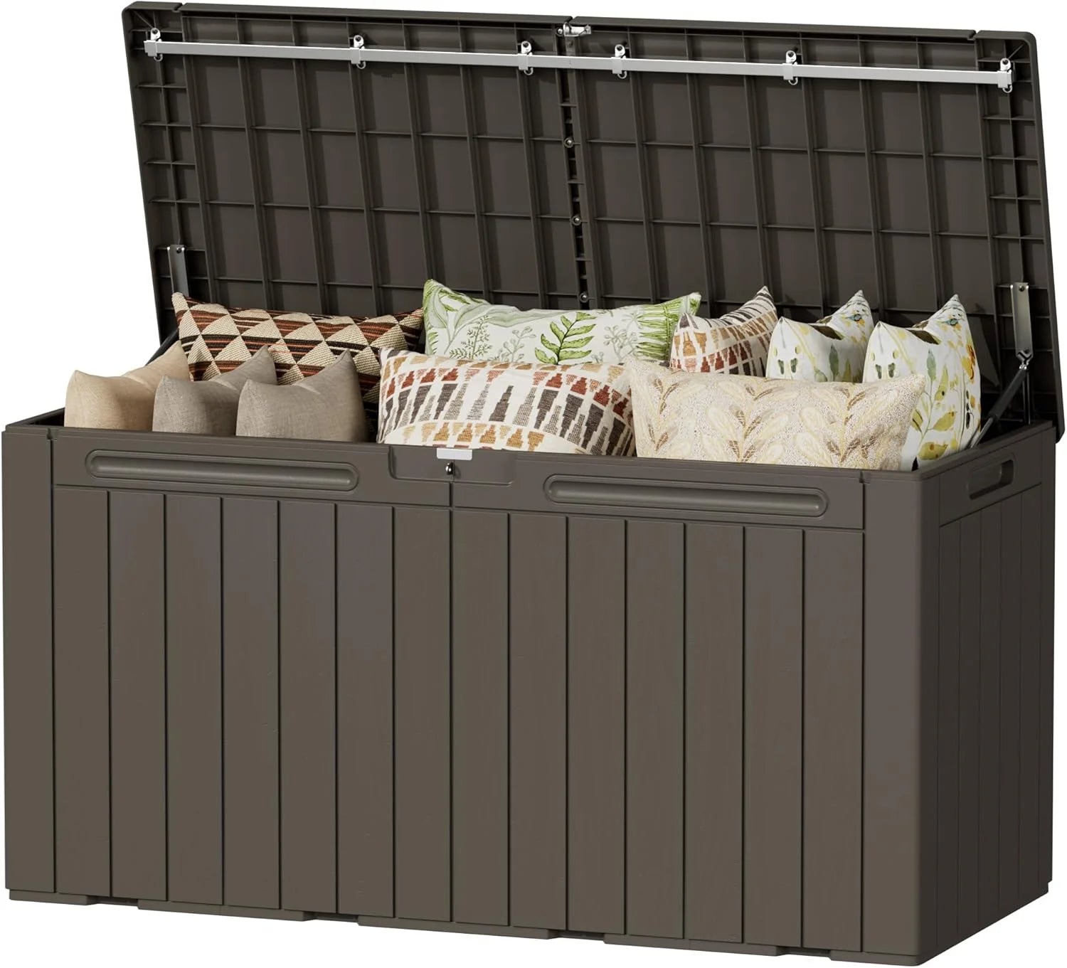 Devoko 100 Gallon Waterproof Resin Deck Box, Large Outdoor Storage Box bifanuoyard - Image 15