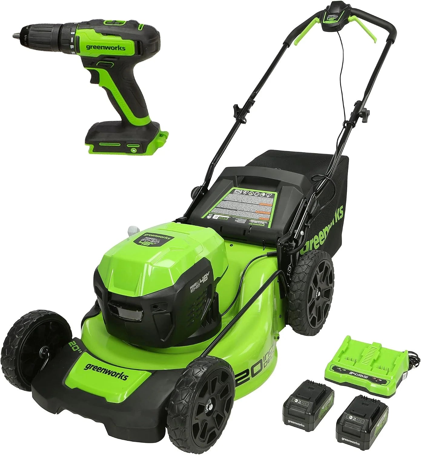 New Arrivals 48V 20 in Mower/Blower/Trimmer Kit, (2) 4.0 Ah Battery Kit – For Home Projects - Image 3