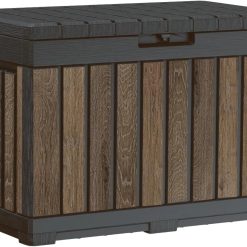 Alternative view of Premium Everwood 30 Gal Outdoor Storage Box and Patio Side Table
