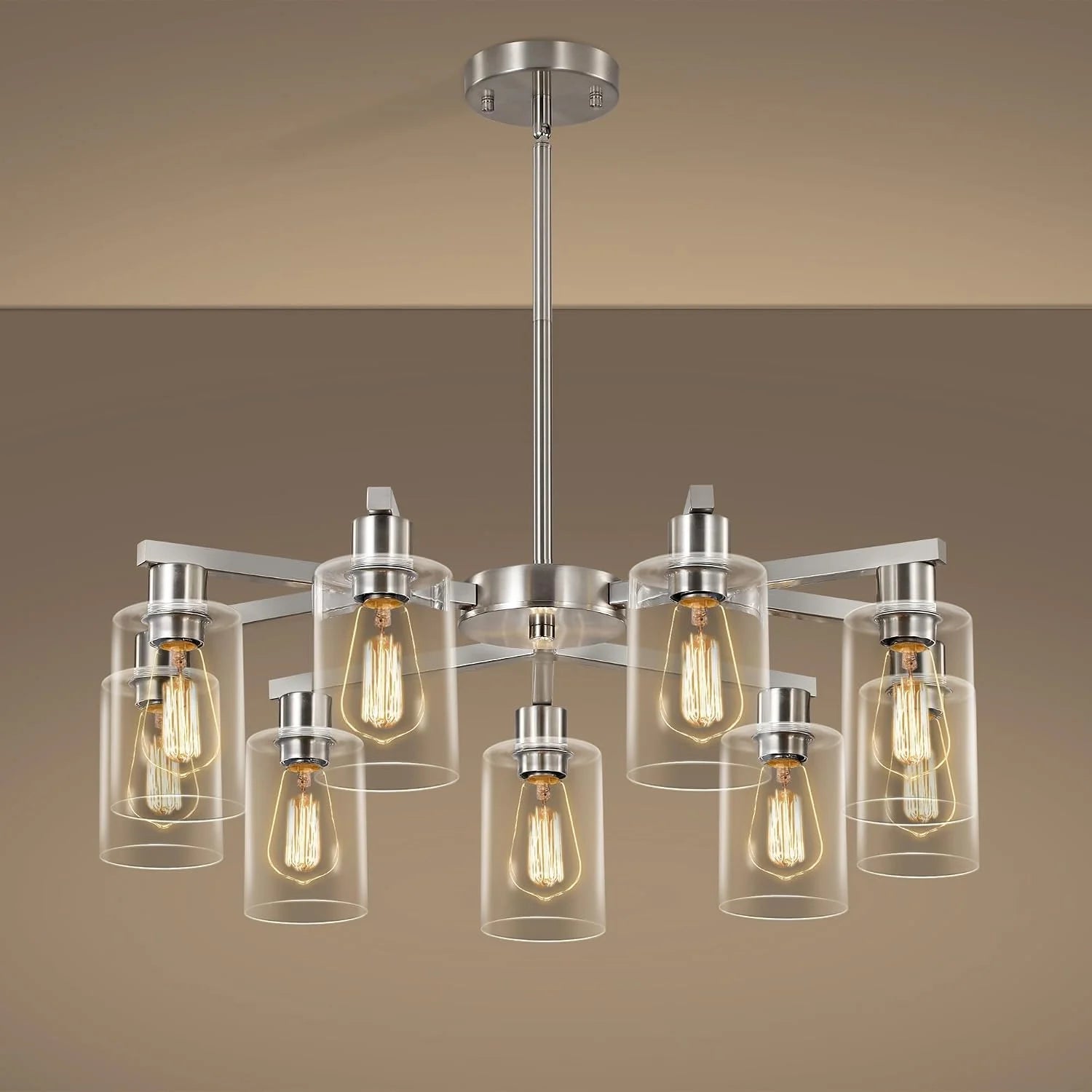 New Arrivals 4-Light Modern Farmhouse Black Chandelier - Image 4
