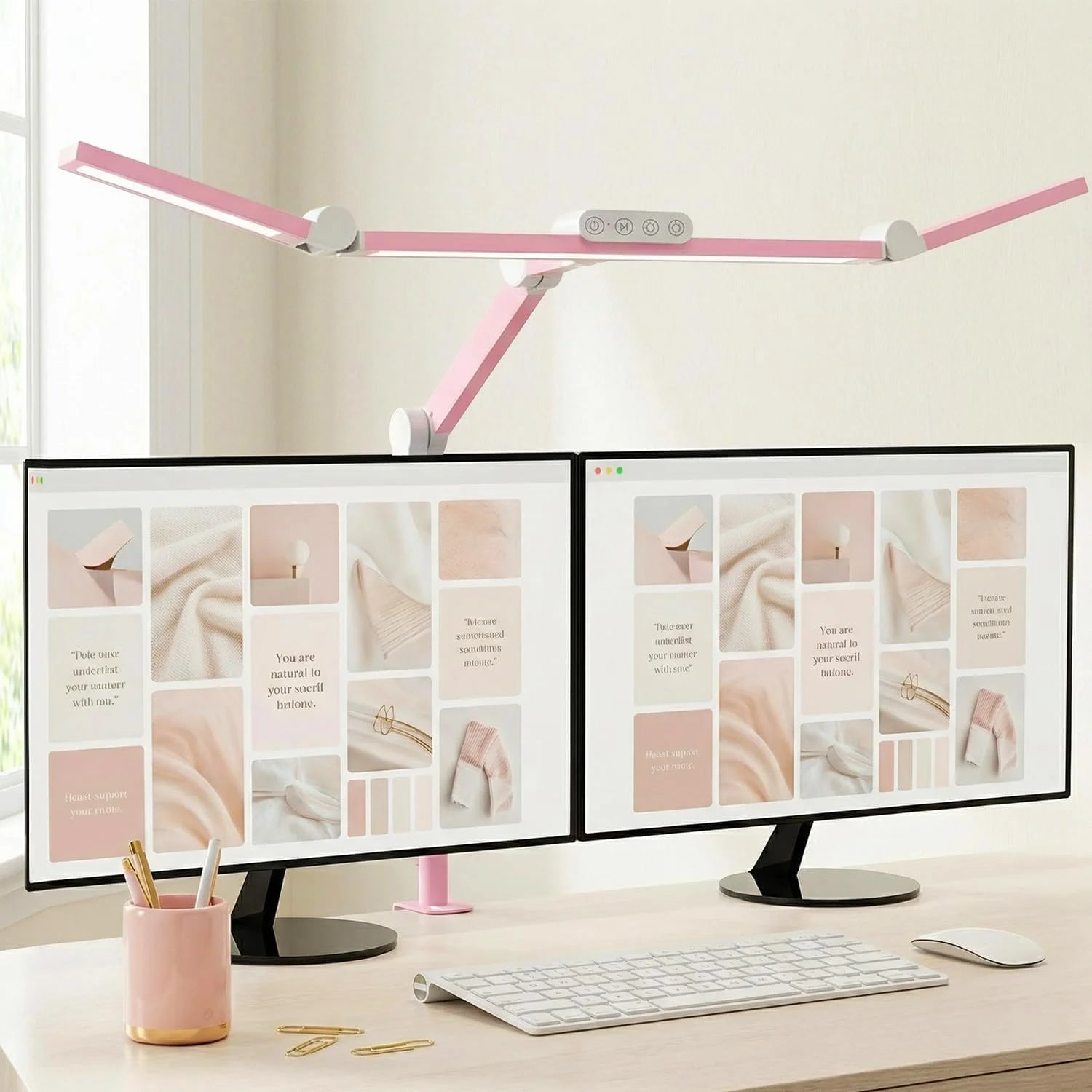 Micomlan Led Desk Lamp with Clamp, Dimmable bifanuoyard
