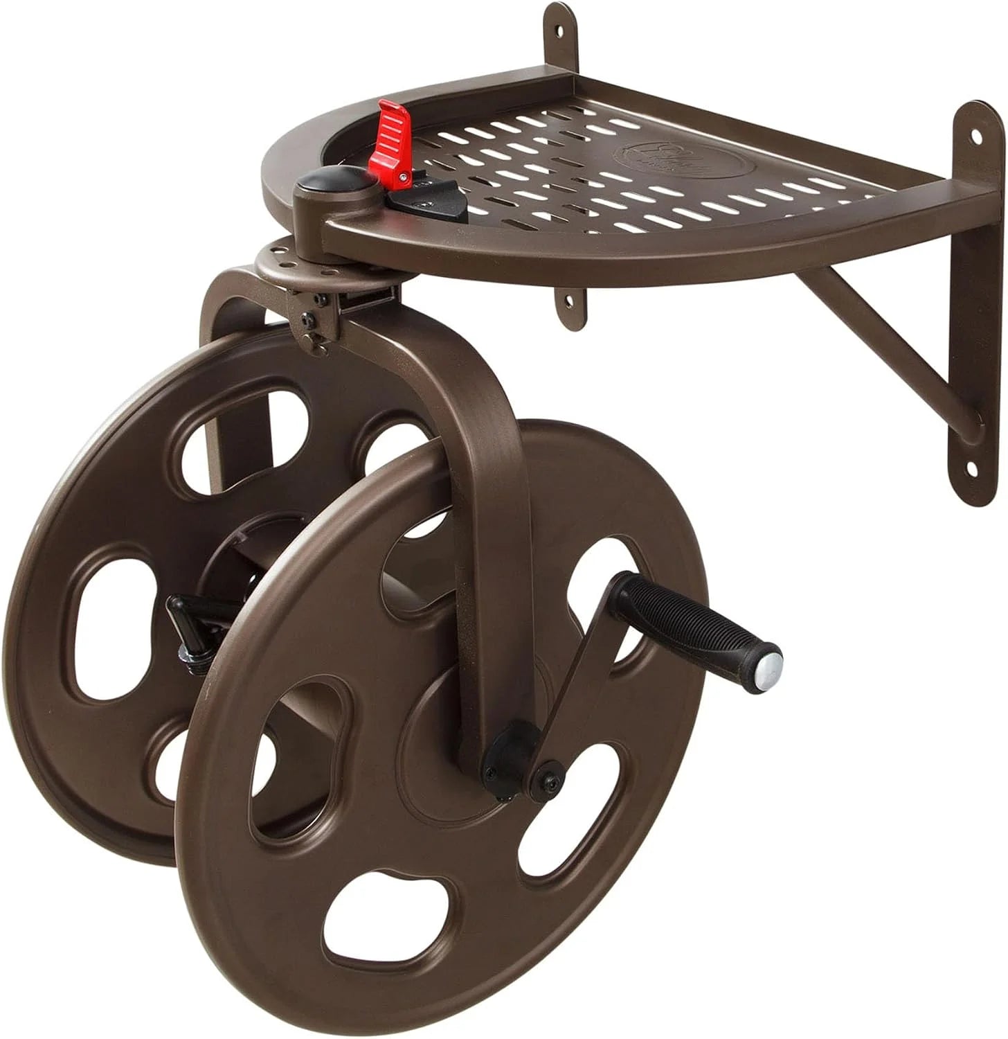 New Arrivals Garden 710 Navigator Rotating Garden Hose Reel, Holds 125-Feet of 5/8-Inch Hose " Bronze - Image 7