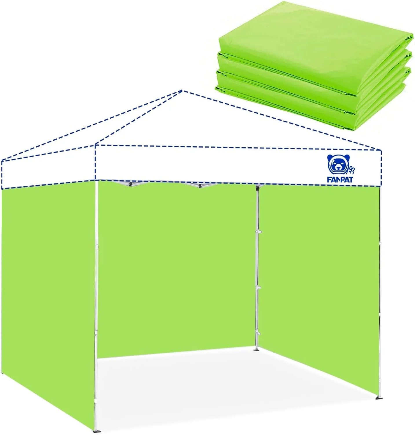 New Arrivals 10×10 Canopy Sidewalls for Canopy Frame, White (3Pcs Sidewalls Only) - Image 28