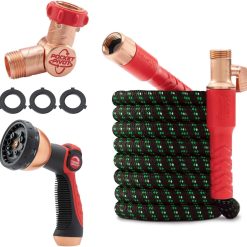 Alternative view of Pocket Hose Ballistic Double UV Edition 100 FT Expandable Garden Hose w/Pocket Pivot Swivel Connector bifanuoyard