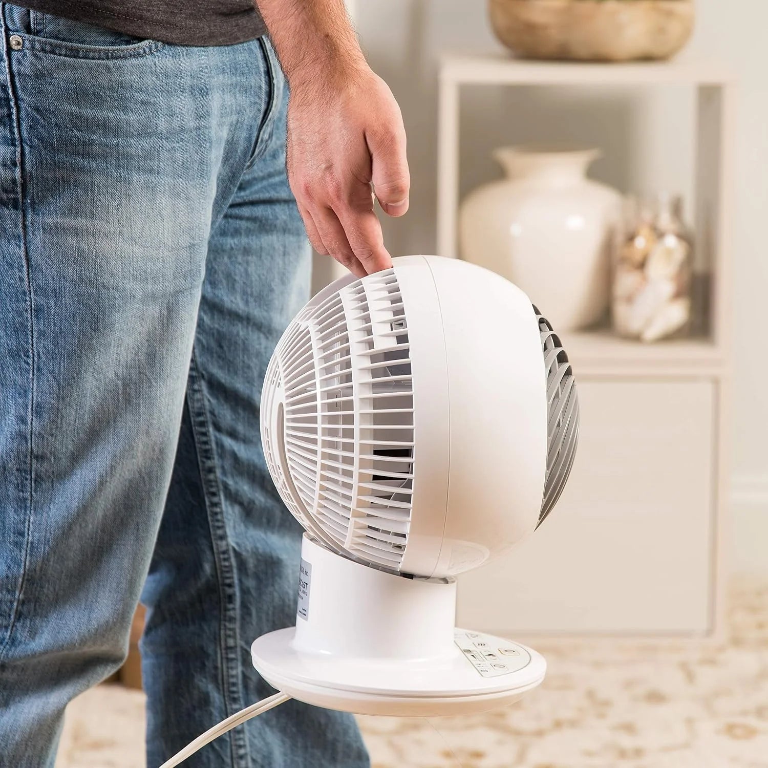 USA WOOZOO Air Circulator Fan with Remote, Oscillating, 5 Speeds, 82ft Max Air Distance - Image 7