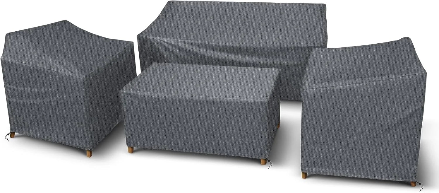 New Arrivals STARTWO Patio Furniture Cover 4 Piece Set, Black, Regular - Image 8